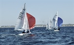 Two leaders edging away from the rest of the fleet